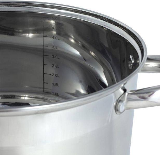 Каструля Ofenbach Casserole з нержавіючої сталі 6л зі скляною кришкою (арт. 32329256) фото