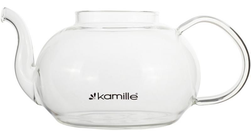 Чайник скляний заварювальний Kamille 1200мл зі знімним ситечком (0783l) (арт. 32326872) фото