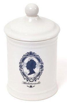 Ємність Mademoiselle &Oslash;10.5х18.5см для засобів гігієни, фарфор (арт. 3239655) фото