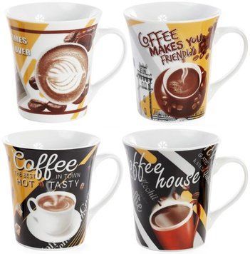 Кружка порцелянова "Coffee makes you friendly" 375мл (арт. 32314758) фото