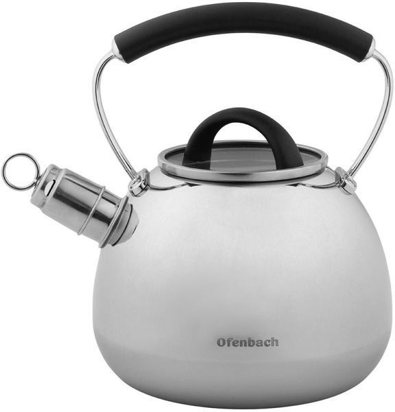 Чайник Ofenbach Magic Kettle 2.5л зі свистком та скляною кришкою (арт. 32329292) фото