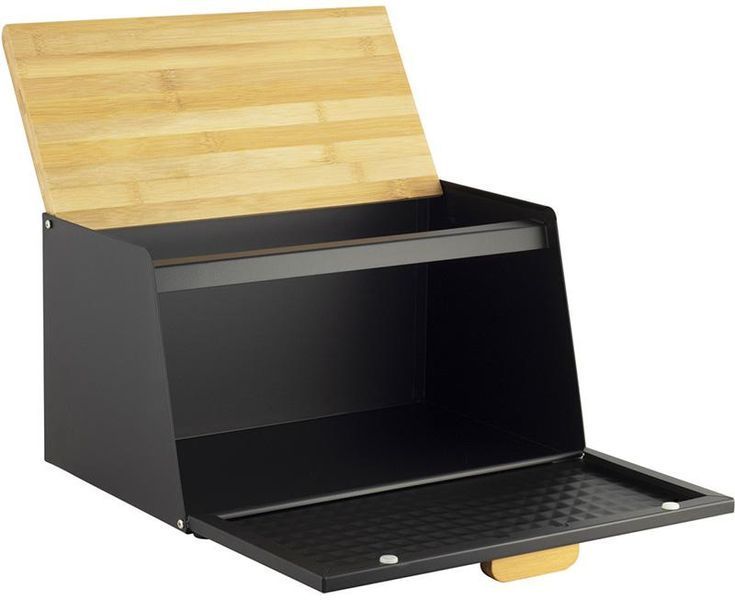 Хлібниця Ofenbach Breadbox 35.5х21.5х19.5см, нержавіюча сталь, чорний (арт. 32324030) фото