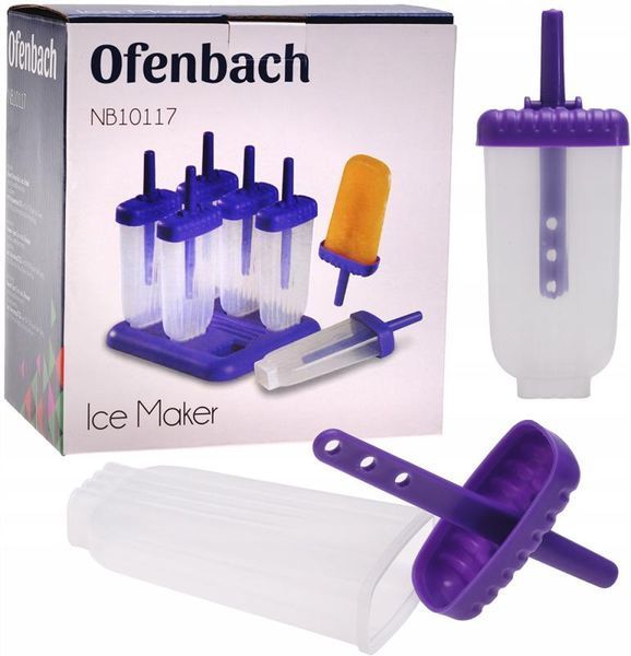 Форми Ofenbach "Ескімо" для приготування морозива 6 порцій 11.5х5.5х2см (арт. 32329271) фото