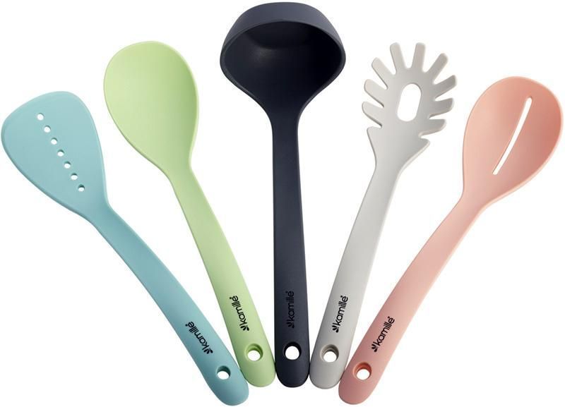 Набір кухонного приладдя Kamille Kitchen Utensils 5 предметів, нейлон (арт. 32324928) фото