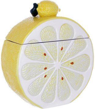 Банка керамічна "Lemon" 1700мл, для сипучих продуктів, Стиглий лимон (арт. 32327668) фото