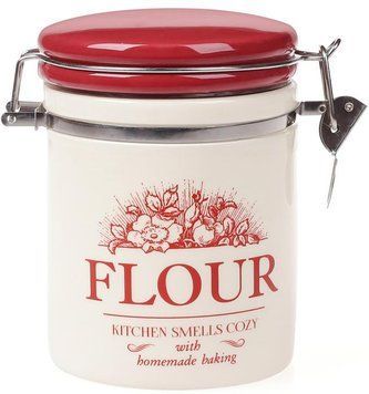 Банка керамічна "Англійська Шипшина FLOUR" 600мл з металевою затяжкою (арт. 32316191) фото