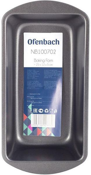 Форма для випічки Ofenbach Baking Form 25,5х13х5,5см з антипригарним покриттям, прямокутна (арт. 32324006) фото
