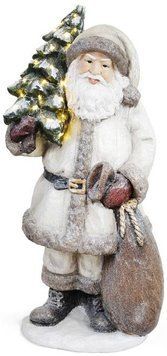 Фігура декоративна "Санта з ялинкою" 80см, сірий (арт. 32318285) фото