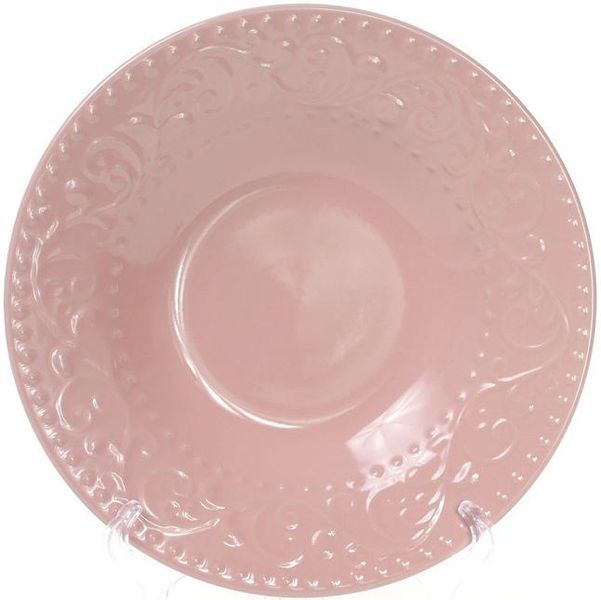 Набір 6 супових тарілок Leeds Ceramics &Oslash;23см, кам'яна кераміка (рожеві) (арт. 32311750) фото
