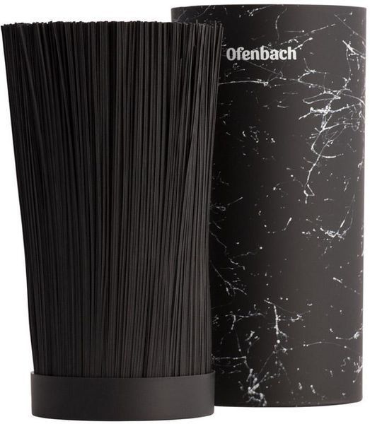 Підставка-колода Ofenbach Black Marble для кухонних ножів і ножиць 11х11х22см, кругла (арт. 32323993) фото
