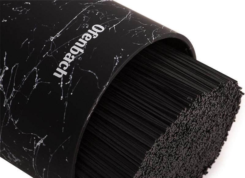 Підставка-колода Ofenbach Black Marble для кухонних ножів і ножиць 11х11х22см, кругла (арт. 32323993) фото