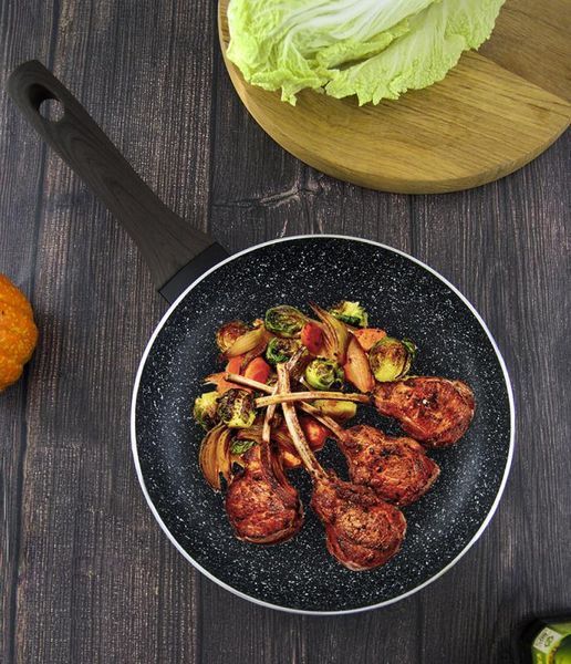 Сковорода індукційна Kamille Gregers Black &Oslash;24см з антипригарним покриттям (арт. 32329154) фото