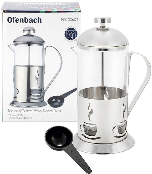 Френч-прес Ofenbach Tea Time 350мл з мірною ложкою (арт. 32324018) фото
