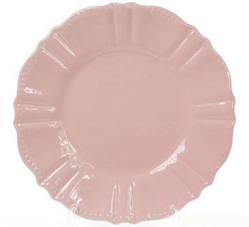 Набір 6 десертних тарілок Leeds Ceramics SUN &Oslash;20см, кам'яна кераміка (рожеві) (арт. 32311758) фото