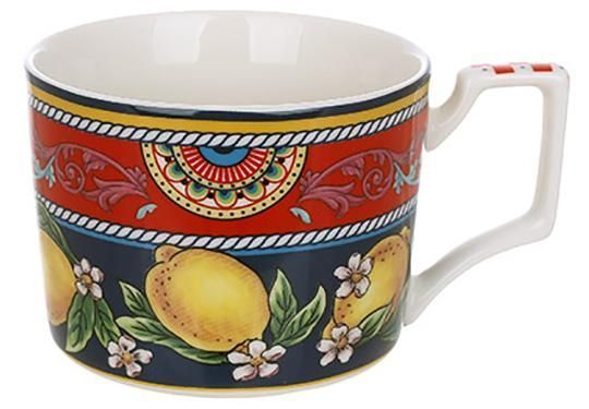 Чайно-кавовий набір Sicilia "Ornamento" (Орнамент) 220мл на 6 персон, порцеляна (арт. 32329459) фото