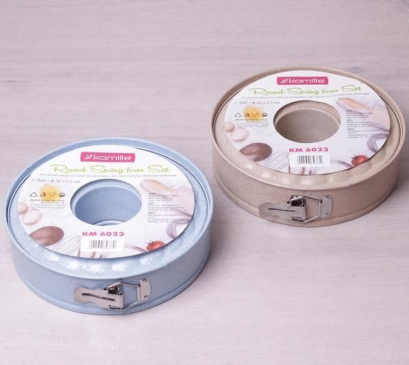Форма Kamille Marble для випічки роз'ємна &Oslash;26х7см зі змінним дном для кексу (арт. 32310286) фото