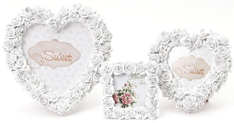 Фоторамка Sweet White "Білі Троянди" квадратна 10.5х10.5см (арт. 32316421) фото