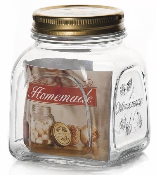 Банка для продуктів Homemade 500мл з металевою кришкою (арт. 3236075) фото