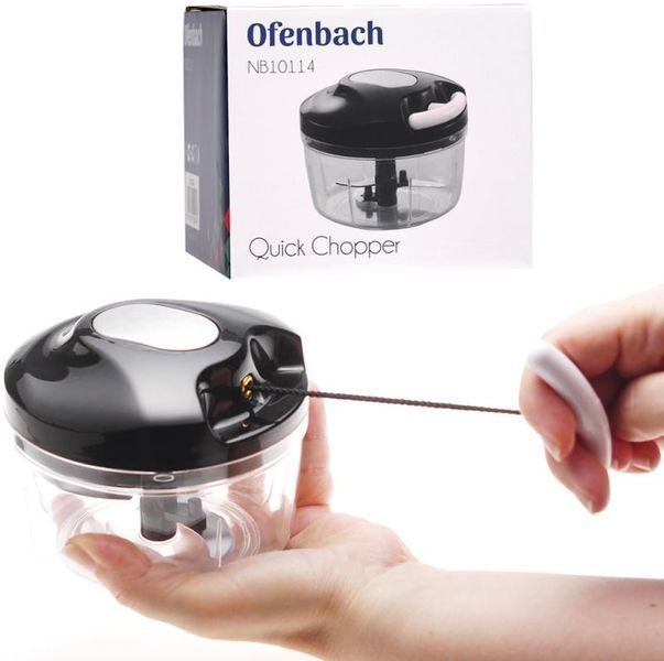 Подрібнювач струнний Ofenbach для продуктів &Oslash;11х10см механічний (арт. 32329269) фото