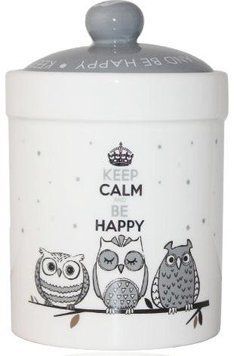 Банка керамічна Be Happy "Совушки&raquo; 990мл (арт. 32321601) фото