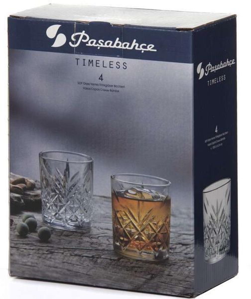 Набір 4 низьких склянки Pasabahce Timeless 205мл (арт. 32315175) фото