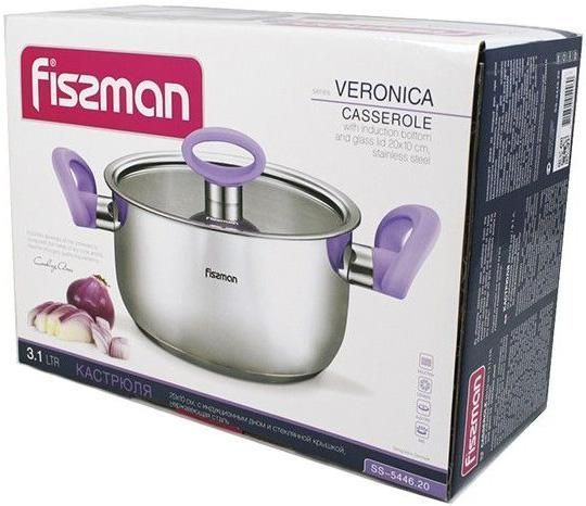 Каструля Fissman Veronica 3.1л з бакелітовими ручками (арт. 32315629) фото