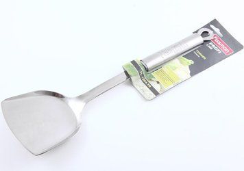 Лопатка кухарська Fissman PROFI 33см (китайська форма) сталева (арт. 3238632) фото