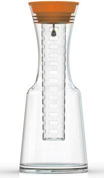 Графін ZestGlass 1100мл для лимонаду, вина і освіжаючих фруктово-ягідних напоїв (помаранчева кришка) (арт. 32323046) фото