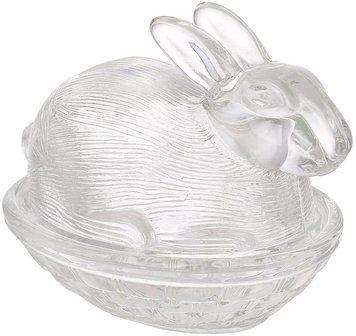 Скляна ємність з кришкою "Кролик" для солодощів, 14х10х11см (арт. 32329008) фото