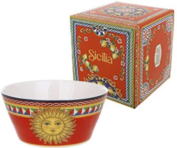 Набір 2 порцелянові піали Sicilia "Sole" 500мл (Сонце) (арт. 32329451) фото
