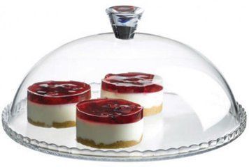 Блюдо Patisserie &Oslash;32см з бортом і зі скляною кришкою-ковпаком (арт. 32315161) фото