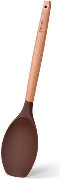 Ложка сервірувальна (кухарська) Fissman Chef's Tools 31.5см силікон, шоколадний (арт. 32324411) фото