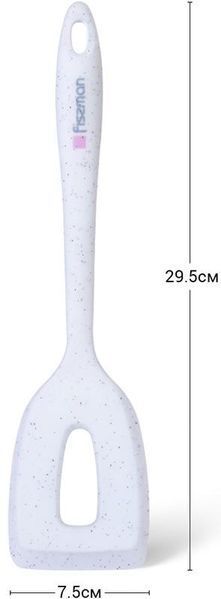 Лопатка з прорізом Fissman Bianca 29.5см нейлон+силікон (арт. 32324412) фото