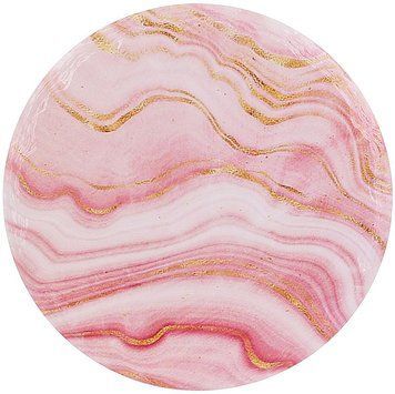 Підставка під гаряче керамічна "Golden Pink Marble" &Oslash;16см на пробковій основі (арт. 32326967) фото