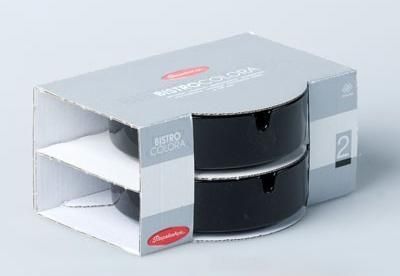 Набір попільничок круглих Ashtray Black 107мм 2шт (арт. 3231753) фото