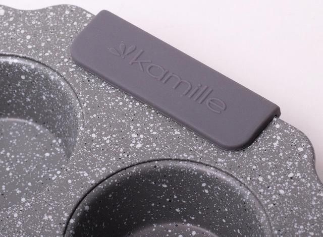 Форма для випічки кексів Kamille Marble 30х18см, 6 осередків (арт. 32314481) фото
