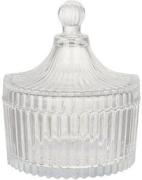 Цукорниця скляна "Crystal Glass" 250мл зі скляною кришкою (арт. 32327992) фото