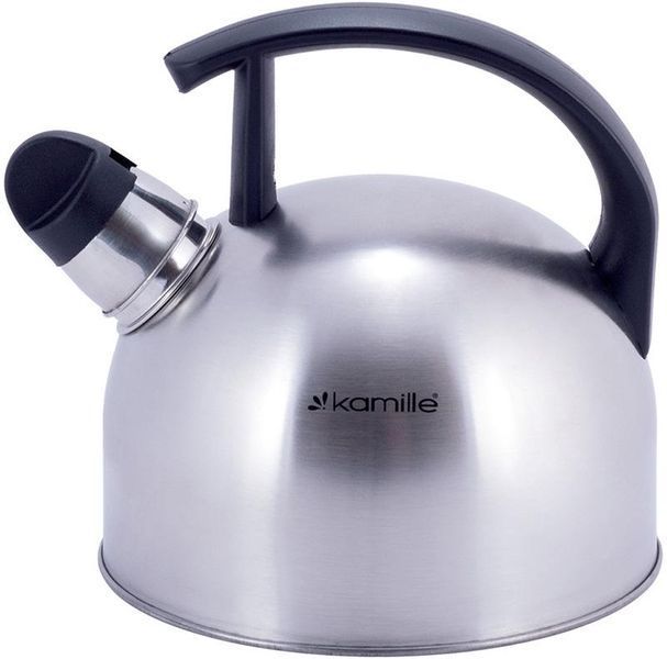 Чайник Kamille Whistling Kettle 1.5л з нержавіючої сталі зі свистком (арт. 32325005) фото