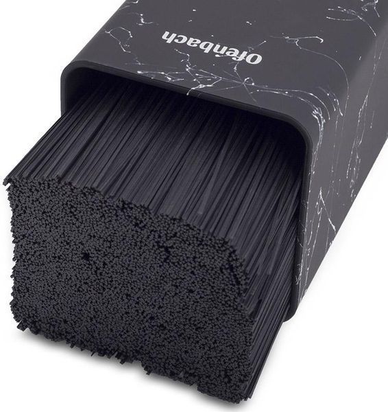 Підставка-колода Ofenbach Black Marble для кухонних ножів і ножиць 9х9х22см (арт. 32323991) фото