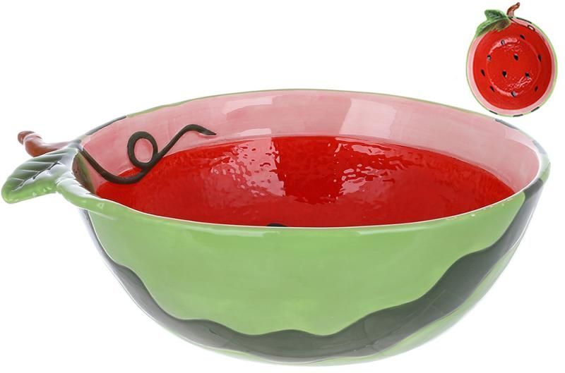 Салатник керамічний "Bright Fruits Watermelon " 3000мл, Кавун (арт. 32327553) фото
