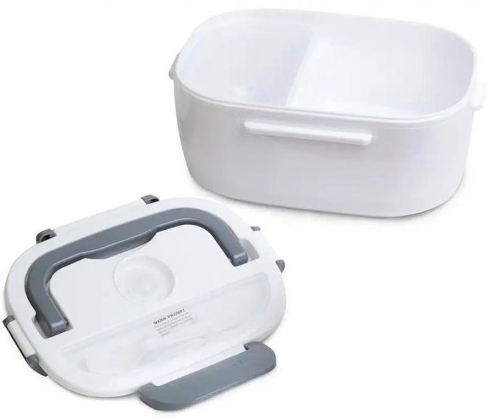 Ланч-бокс Kamille Snack 450мл + 650мл з підігрівом (220V), блакитний (арт. 32326844) фото