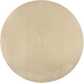 Набір 4 сервірувальних килимка Doily Gold &Oslash;38см, плейсмат (подтарельники), золото (арт. 32327769) фото