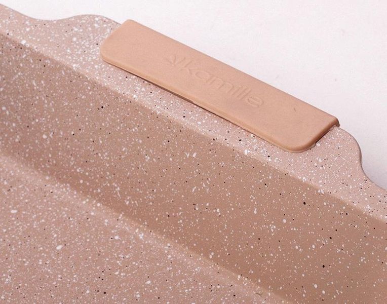 Форма для випічки Kamille Marble 30.3х26.7х6см з силіконовими ручками (арт. 32317677) фото