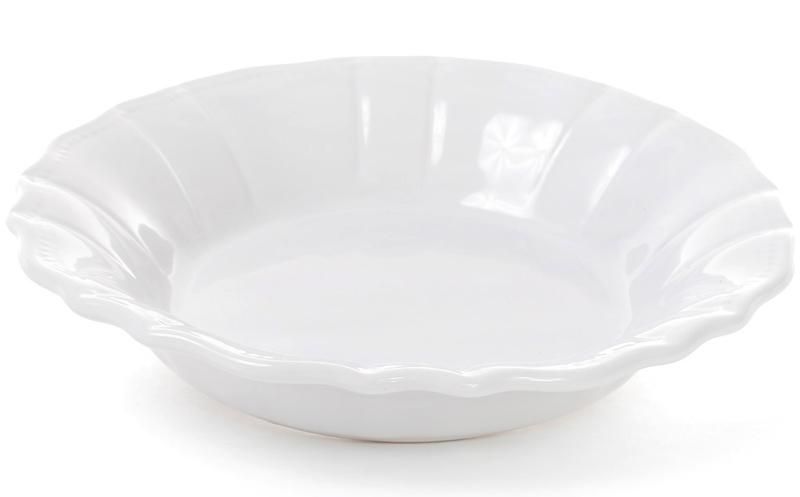 Набір 6 глибоких тарілок Leeds Ceramics SUN &Oslash;23см, кам'яна кераміка (білі) (арт. 32312558) фото