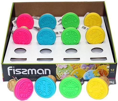Штамп Fissman для печива "I Love You" &Oslash;6см з дерев'яною ручкою (арт. 32310030) фото