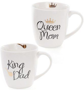 Кружка порцелянова "Моя королівська сім'я" 520мл ( "King Dad"&"Queen Mom") (арт. 32312943) фото