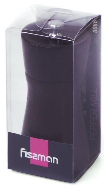 Млин для спецій (перцемолка) Fissman Spice Lanjit 11х5см, корпус темне дерево (арт. 32323588) фото