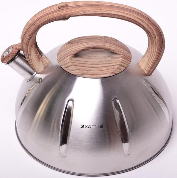Чайник Kamille Whistling Kettle 5л з нержавіючої сталі зі свистком (арт. 32323894) фото
