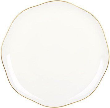 Тарілки обідні "Elegance Gold" набір 6 порцелянових тарілок &Oslash;20.5см (арт. 32330159) фото