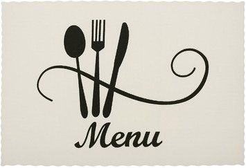 Набір 12 сервірувальних килимків Doily Menu 30х45см, плейсмат (подтарельники), молочний (арт. 32327782) фото